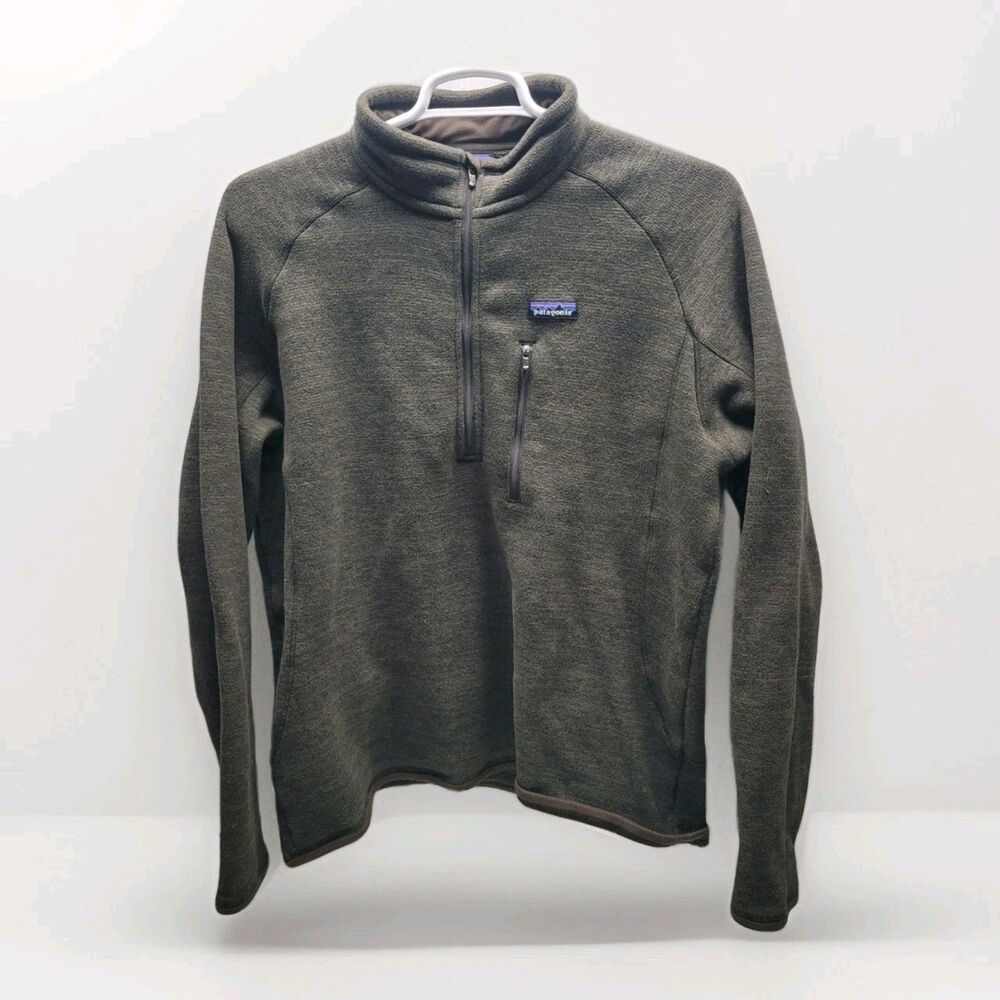 Patagonia Better Sweater Mens XL 1/4 Zip Fleece Pullover Jacket Brown 25521 - Picture 1 of 11
